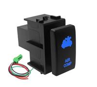 Interrupteur Bouton Interrupteur à bouton-poussoir 12 V Convient pour Nissan Navara D40 Patrol X-Trail T31 R51, barre lumineuse arrière à LED(Air comp)