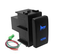 Interrupteur Bouton Interrupteur à bouton-poussoir 12 V Convient pour Nissan Navara D40 Patrol X-Trail T31 R51, barre lumineuse arrière à LED(Horn-momentary)