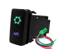 Interrupteur Bouton Interrupteur d'alimentation pour barre lumineuse compresseur auxiliaire marche/arrêt, Convient pour Toyota Tacoma, FJ Cruiser, Highlander Momentané Bouton(A C)