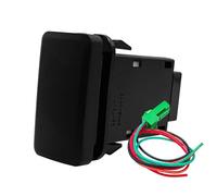 Interrupteur Bouton Interrupteur d'alimentation pour barre lumineuse compresseur auxiliaire marche/arrêt, Convient pour Toyota Tacoma, FJ Cruiser, Highlander Momentané Bouton(BLANK-Momentary)