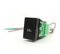 Interrupteur Bouton Interrupteur de feu antibrouillard avant à LED avec fil,Convient pour Suzuki SX4 Swift Grand Vitara 2006-2012 Bouton Poussoir(DRL)