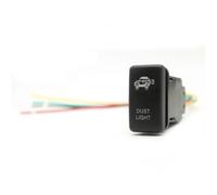 Interrupteur Bouton Interrupteur de pare-choc Convient pour Toyota Tacoma, Land Cruiser, Reiz, Hilux, Prado, 120, FJ Cruise Momentané Bouton(Dust lights)