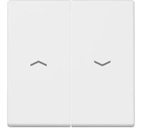 Interrupteur / bouton-poussoir pour stores Jung A595PWW blanc-alpin