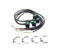 Interrupteur Carré Momentané Normalement Ouvert Pour Moteur De Moto(Green) | Utilisé comme interrupteur de démarrage et d'arrêt