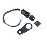 Interrupteur Clé D'allumage 1 jeu clés verrouillage d'allumage moto avec support, pour modèles 50cc, 90cc, 110cc, 150cc Serrure Démarreur