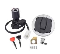 Interrupteur Clé D'allumage Kit D'interrupteur D'allumage Moto Pour Kawasaki Pour Ninja 400 Z400 2018-2023 Bouchon Réservoir Carburant Verrouillage Siège Avec 2 Clés Serrure Démarreur