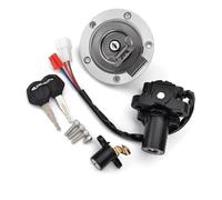 Interrupteur Clé Moto Compatible Avec Yamaha FZ6R 2004-2016 Pour FZ07 2015-2016 Pour FJ13 FJ1300 2001-2016 Allumage Moto Interrupteur D'accélérateur Kit Verrouillage Bouchon Réservoir