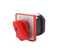 Interrupteur combiné bipolaire à came rotative monophasé HZ5D-20/4 L01 20 A AC 380 V, 2 positions, for usage électrique