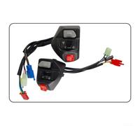 Interrupteur combiné de guidon de moto pour AEROX155 avec commandes de déflagration et de passage, construction légère en plastique ABS pour un fonctionnement sûr