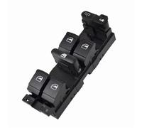 Interrupteur Commande Interrupteur fenêtre électrique principal pour Golf pour Bora Seat pour Octavia pour Fabia 1J4 959 857A lumière rouge Bouton électrique Vitre(Window Logo)