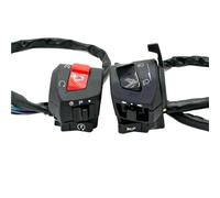 Interrupteur Commande Moto 22mm Moto Guidon Gauche Droite Commutateurs Klaxon Clignotant Phare Démarrage Électrique Guidon Contrôleur Bouton pour ZS125 ZS150