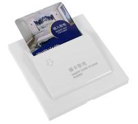 Interrupteur Commandé par Carte 20a à Trois Fils, Blanc | Coupe Automatique, Gestion, Activation par Carte, Pc, pour Hôtels et Dortoirs, Design Moderne