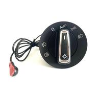 Interrupteur Commande Phare Compatible Avec VW Pour Caddy 2003 2004 2005 2006 2007 2008 2009 2010 2011 2012 2013 2014 2015 Interrupteur De Phare De Voiture 5ND941431B 3C8941431A