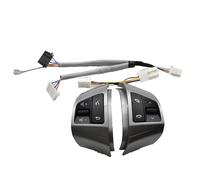 Interrupteur Commande Volant Multifonction Pour Hyundai Pour Elantra HD 2008 2009 2010 2011 Bouton De Télécommande Volant Multifonction 96700-2H500 96700-2H510(Silver)