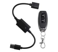 Interrupteur compact sans fil RF 5 V pour bande lumineuse et lampe de bureau avec performance de sortie fiable 3 A (P30-1)