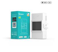 Sonoff Interrupteur connecté POW Elite – Wi-Fi, 16A/4000W, mesure de consommation, LCD, Alexa/Google