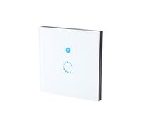 Interrupteur Connecté Alexa Google Home Verre Trempé 400 W 2A Blanc YONIS