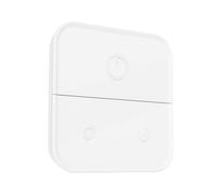 EGLO Interrupteur mural Connect.z pour luminaires Smart Home, interrupteur mural ZigBee, interrupteur sans fil pour variateur et réglage de la température de couleur, support mural magnétique