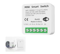 Interrupteur Connecté, Interrupteur Wifi, Interrupteur Connecté Alexa, Interrupteur Wifi Smart Life, Interrupteur Wifi Intelligent, Tuya Smart pour Alexa, pour Google Home, application Tuya/SmartLife
