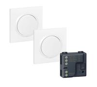 Interrupteur connecté - LEGRAND - Prêt-à-poser dooxie - Va-et-vient - Blanc