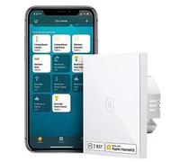 Interrupteur va et vient connecté HomeKit (fil requis) - Meross - MSS550HK - 10A - 460W - Blanc