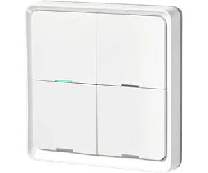 Interrupteur connecté Nedis zbws40wt Blanc