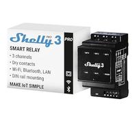 Interrupteur connecté - SHELLY - Pro 3 - 3 canaux - 48A - Wi-Fi LAN & Bluetooth
