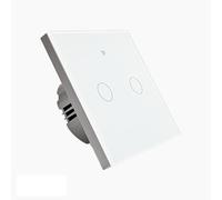 Interrupteur connecté tactile double SomLife application tuya smart life Compatible avec Alexa/Google Home