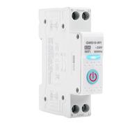 Interrupteur connecté wifi 63A Tuya Disjoncteur connecté wifi Commande vocale Minuterie interrupteur AC230V disjoncteur intelligent Compatible avec Alexa Google Home GWS10-W1
