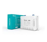 Sonoff 4CHPROR3 - Interrupteur intelligent Wi-Fi 4 gangs avec contrôle RF (Accessoires réseau), Accessoires réseau