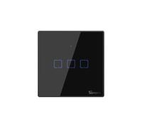 Commutateurs muraux SONOFF TX T3EU3C noir - Smart Home, IO Broker, Alexa, Tas...