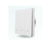 Interrupteur connecté ZENGO Zigbee 3 boutons Sans fil Sans neutre