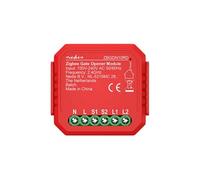 Interrupteur Connecté Zigbee 3.0 2.5W Rouge pour Ouvre-Porte de Garage