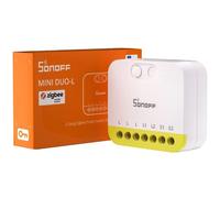 Interrupteur Connecté Zigbee SONOFF MINI DUO-L 2 Canaux Sans Neutre Alexa
