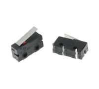 Interrupteur Contact en cuivre 5A 125/250V, limite No Nc 2/3 broches, tige d'arc à rouleau, bouton rapide(Right foot With rod,5PCS)