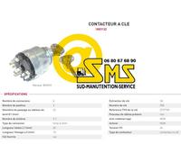 INTERRUPTEUR CONTACTEUR CONTACT A CLE BOSCH PIECES DETACHEES CHARIOT ELEVATEUR