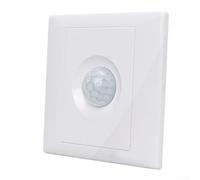 Interrupteur contrôlé par la lumière Montage mural LED Commande automatique 1000 W CA 220 V 10 A IP20 Boîtier ABS pour couloirs garages Interrupteur crépusculaire automatique Type 86 Blanc