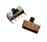 Interrupteur coulissant SS-12D00 SS23D07, 10 pièces, bande de fluctuation à engrenage coulissant, fichier 2/3, simple, double, horizontal, alimentation électrique(SS12F44G5)