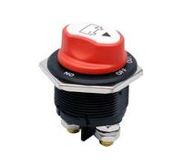 Interrupteur coupe-batterie marche/arrêt DC12V 24V 50A 100A 200A 300A for bateaux, voitures et camping-cars (1 unité)(50A)