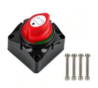 Interrupteur Coupe Circuit Batterie 12V 24V 48V, Commutateur Principal ON-OFF pour Véhicules, Yacht, Bateau, Camion, Bus, Voiture, Moto - 200A Durée Batterie et Sécurité Améliorées