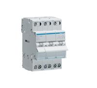 Hager - Commutateur modulaire 3P 40A commune en haut I-0-II