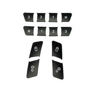 interrupteur couverture Compatible avec Benz pour CLA GLA GLK GLE CLS GL ML A B E noir sièges de porte voiture réglage mémoire bouton poussoir revêtement d'habillage autocollant pièces de voiture