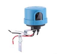 Interrupteur crépusculaire 105-305 V 10 A IP65 Contrôle de la lumière avec support en métal pour éclairage de rue jardin jusqu'à 1000 W (2 pièces)