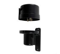 Interrupteur crépusculaire étanche IP65 avec verrouillage rotatif | ABS Plastic Shell, Auto Dusk-to-Dawn Sensor, 10A Load, Street Garden Highway Lighting, for Surface Mounted