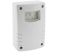 Interrupteur crépusculaire extérieur IP54 avec minuterie réglable et capteur crépusculaire réglable 230 V