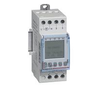 Interrupteur crépusculaire programmable IP65 sortie 16A 250V livré avec cellule photoélectrique - modulaire 2 modules - LEGRAND