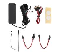 Interrupteur d’Alimentation Tactile à glissière pour Ordinateur de Bureau, Bouton sans Fil on/Off pour PC avec éclairage RGB, Commande d’Alimentation Externe en Acrylique pour Tour (ou)