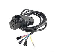Interrupteur d'accélérateur à commande par le pouce pour vélo électrique avec lignes de sortie à trois vitesses et compatibilité en mode marche arrière (60 V)
