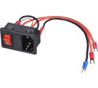 interrupteur d'alimentation 220V/110V 15A Prise mâle avec fusible pour imprimante 3D DIY