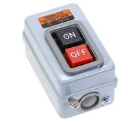 Interrupteur d'alimentation à bouton-poussoir Interrupteur de démarrage de contrôle d'alimentation triphasé AC 380V 15A 3P 2.2KW TBSN-315 interrupteur industriel